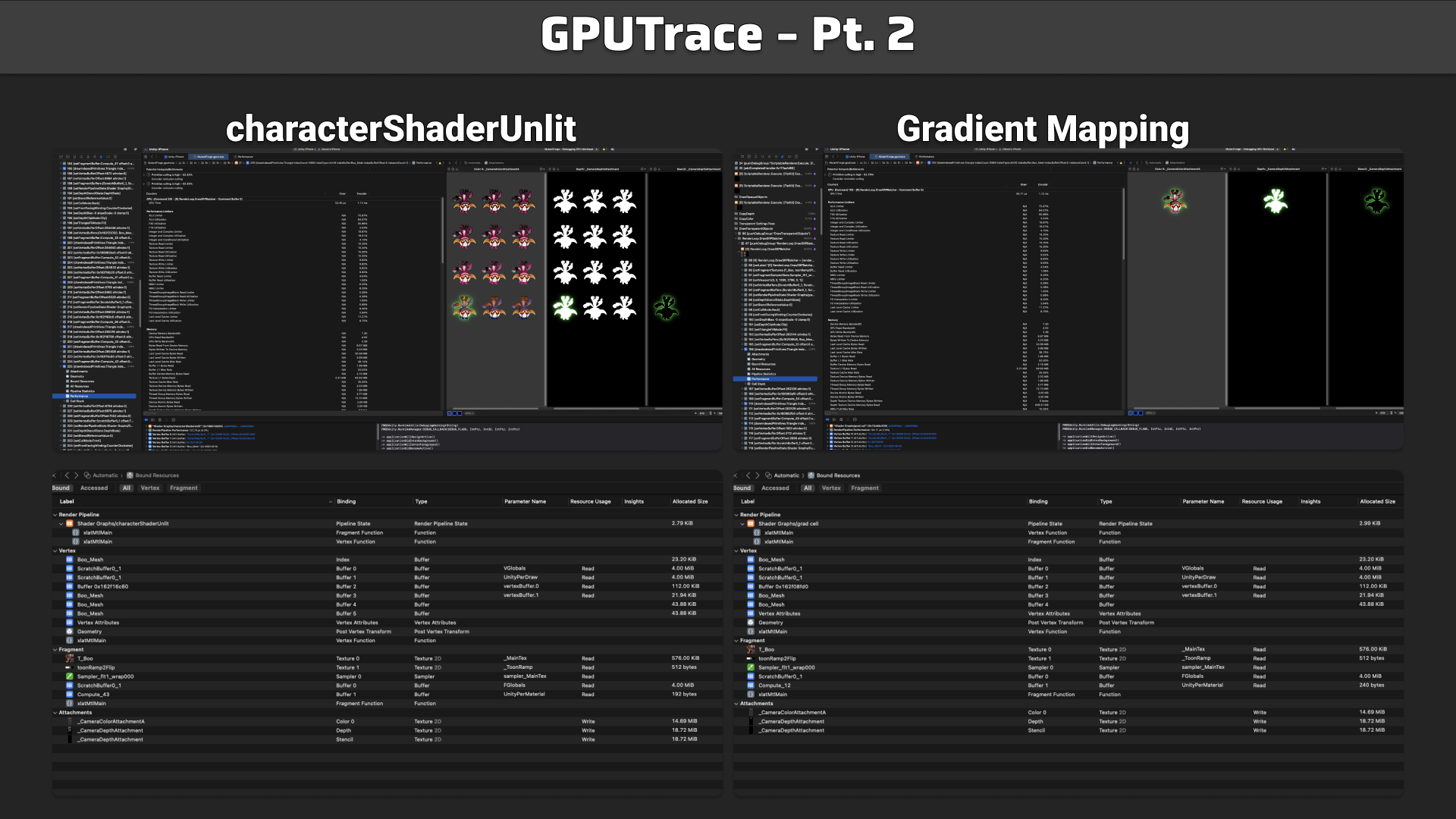 XCode GPU Trace, iPhone 14 Pro Max